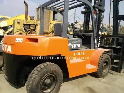 Used Toyota Fd70 7 Tonnes Forklift (2.5Ton 3Ton 5Ton 7Ton 10Ton Forklift)