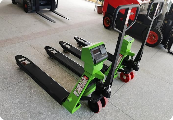 Manual Scale Pallet Jack Truck 2000kg CE, ISO9001