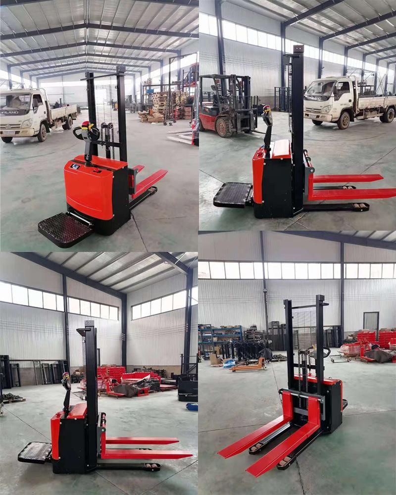 1000kg 1.5t Load Electric Stacker Forklift