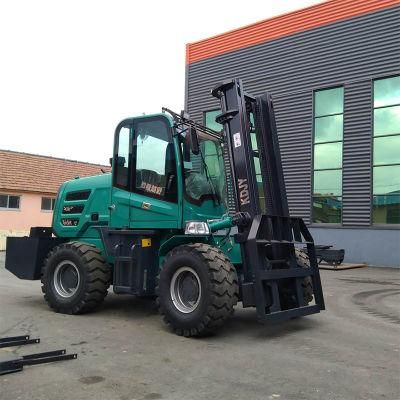 Top Brand 4 Wheel Drive 3 Ton Small Rough Terrain Forklift Price