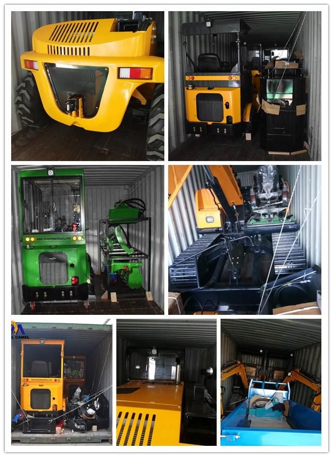 Diesel Engine Powered Auto Transmission 4WD 3ton Telescopic Forklift