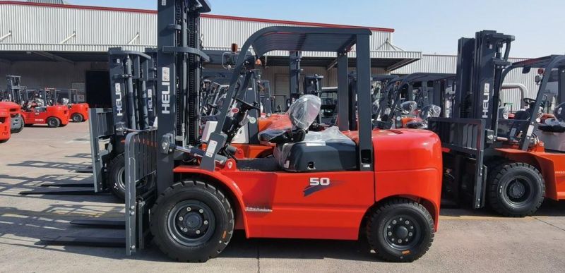 China Heli 5/6/7ton Diesel Forklift Cpcd50/60/70 with Side Shifter