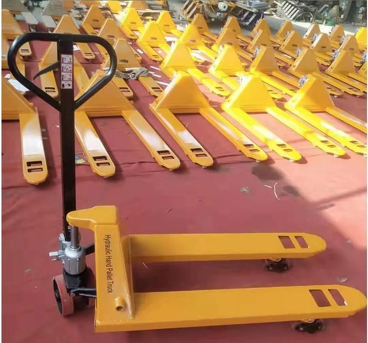 Hand Pallet Jack Hydraulic Forklift Warehouse Double Pressure Relief