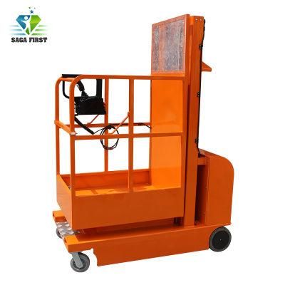 2.7m 3.3m Electric Automatic Mobile Dirigible Self Propelled Stock Order Picker