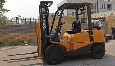 Optional Attachment 3 Ton LPG/Gas/Gasoline/Petrol Forklift with Electronic Hydraulic Transmission