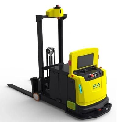 China 1 Ton Automated Guided Pallet Truck Forklift Agv for Warehouse and Factory and Supermarket with Good Price