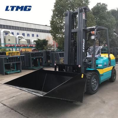 Ltmg 3 Ton Diesel Forklift with Customized Hinged Bucket Have Good Price