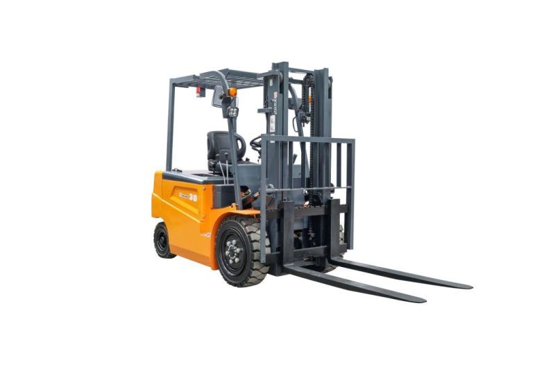 3.5t 3m Four Wheel Electric Truck Counterbalanced Hydraulic Forklift Sitting Driving Style