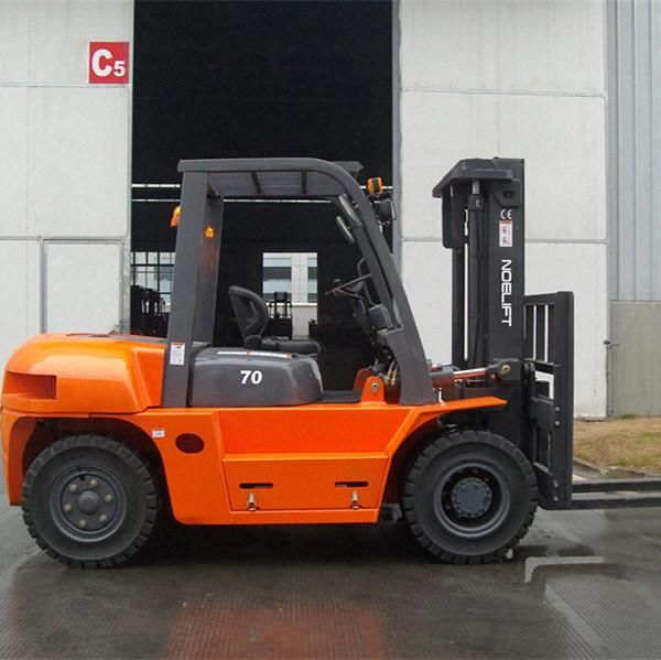 Diesel Forklift 5t Heavy Duty Diesel Forklift Use for Moving and Lifting Cargo with Japan Engine, ISO, Ce