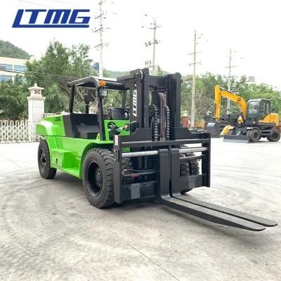 Fork Positioner Side Shifter Low Mast 10ton Hydraulic Diesel Forklift for Work Inside Container
