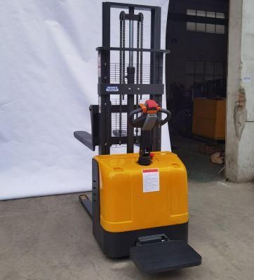 2.0ton 2000kg Rider on Pallet Electric Loader with Battery Operation for Warehouse