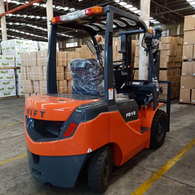 New Design Diesel Forklift 1.0 1.5 1.8 Ton Diesel Fork Lift Competitive Price