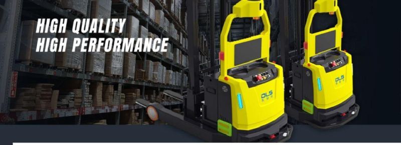 2ton Smart Automatic Guided Vehical Forklift Laser Lidar Navigation for Lift Equipment Work with Intelligent Warehouse