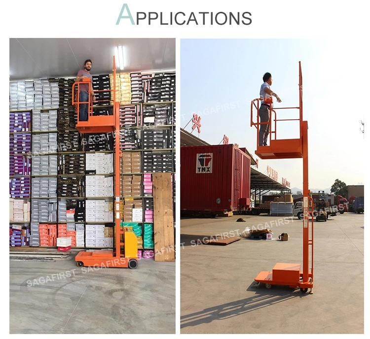 Order Picking Lift Electric Order Picker Lift Supplying