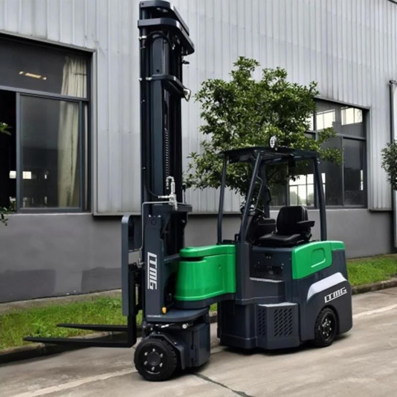 Seated Type New Electric Forklift Very Narrow Aisle Turret Truck