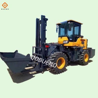 Bueno Brand 4ton All Terrain Forklift for Rough Environment with CE Certificate