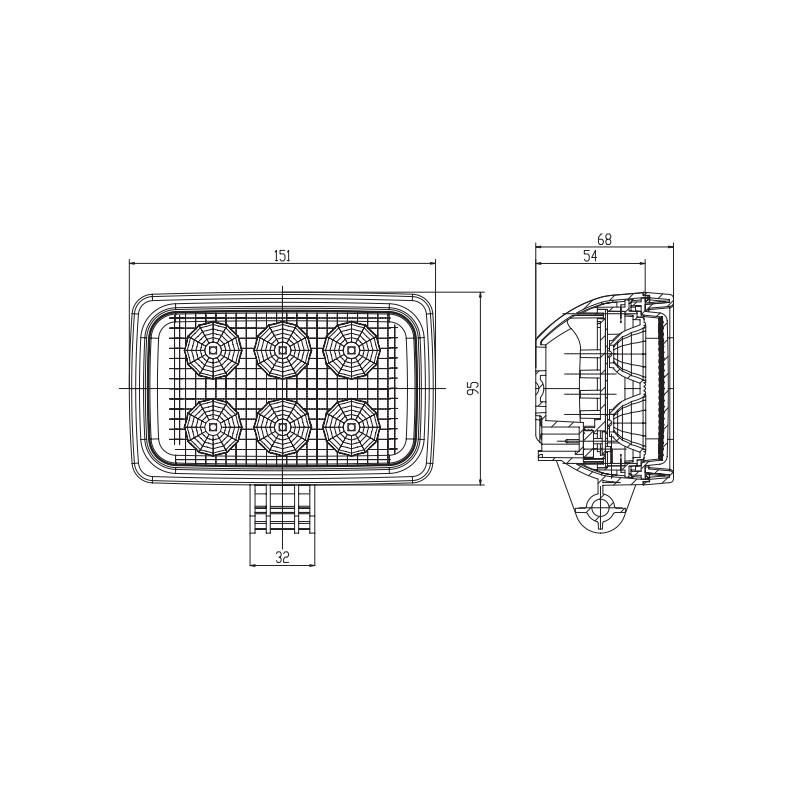 Forklift Parts Forklift Lamp Bfp18003