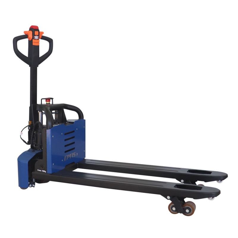 OEM Factory 1.5ton 1500kg Lithium Battery Walkie Pedestrian Mini Economical Full Electric Pallet Lifter for Warehouse