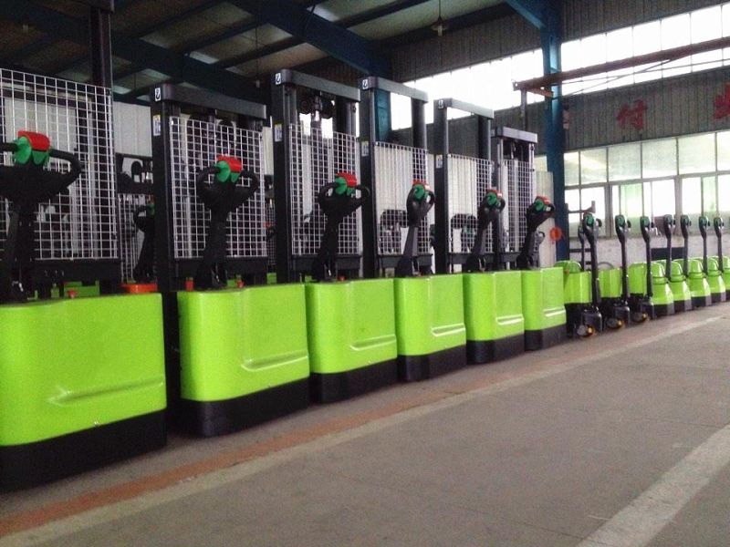 Walking Electric Stacker Cold Warehouse Strorage Equipment Electric Stacker with Ce ISO