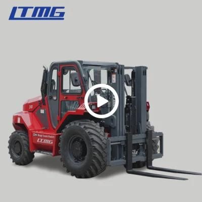 Ltmg 3ton 3.5ton 4ton 5ton Ugh Terrain Forklift with Optional Isu Zu Engine
