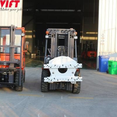 Fork Side Shift 2 Ton Diesel Forklift with Rotator