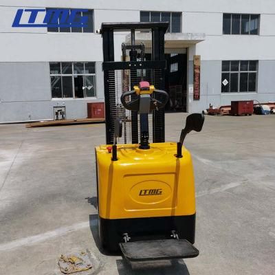 New 1 Year Ltmg China Full Electric Pallet Stacker Forklift