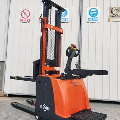 1t - 5t Not Adjustable Electric Pallet Stacker Forklift Truck