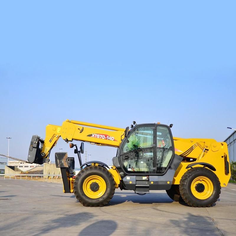 Mini 3 Ton Telehandler Portable Telescopic Handler Forklift with Attachments Xc6-3007K