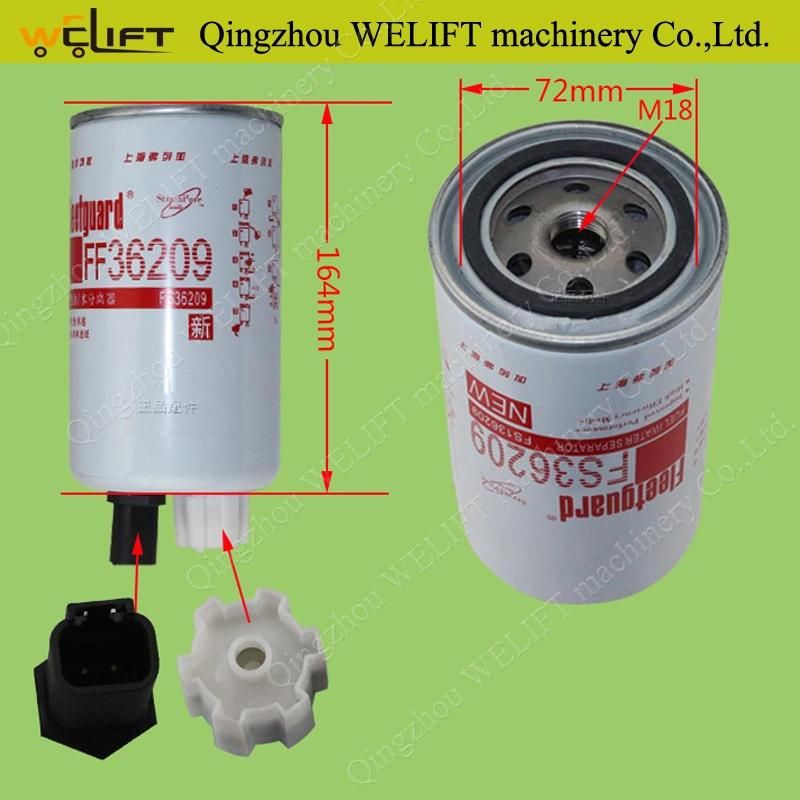 Forklift Spare Parts Fuel Filter FF36209 for Cummins Engine Fs36209