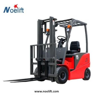 Lifting Equipment 4 Wheels Battery Cold Room Electric Forklift with Battery Discharge Indicator