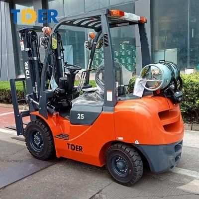 Good Service Optional Engine Station China Factory Chinese Supplier 2500 Kg LPG Forklift