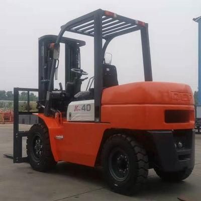 Top Quality 4ton Indoor Use Diesel Forklift with Solid Tyre for Sale