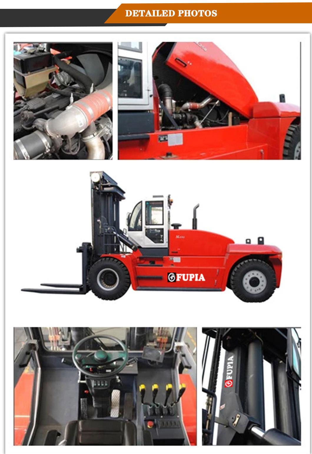 China Container Forklifts 30 Ton Counterbalanced Big Diesel Forklift