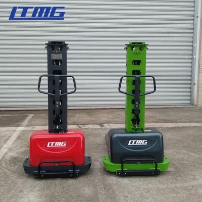 Factory Ltmg China Platform Equipment Pallet Jack Electric Forklift Self Lifting Stacker