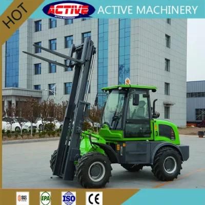 Hot Sale CPCD30 All Terrain Forklift Truck with 3ton Rated Load for Sale