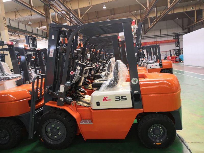 New Heli 3.5t Rough Terrain Forklift Cpcd35 with Good Price