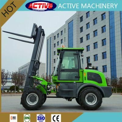 ACTIVE CPD30 3ton Terrain Forklift with 65kw Enigne for Sale