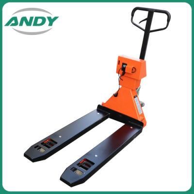 2t 2000kg 3t 3000kg Integrate Hydraulic Pump Weighting Indicator Electronic Scale Balance Hand Manual Pallet Fork Lift