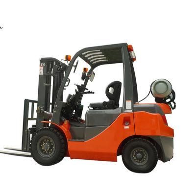 Hight Quality 2 Ton All Terrain Forklift Forklifts 2t Container Mast LPG