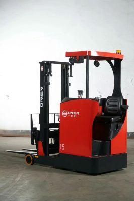 Jiangmen New 5000mm Cqd-B Sit-Down Reach Truck Forklift
