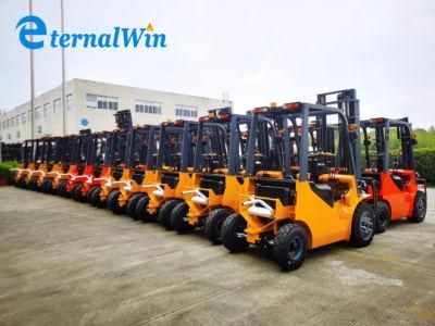 Gasoline / LPG/Diesel Forklift with Mitsubishi S4s Engine and Cabin