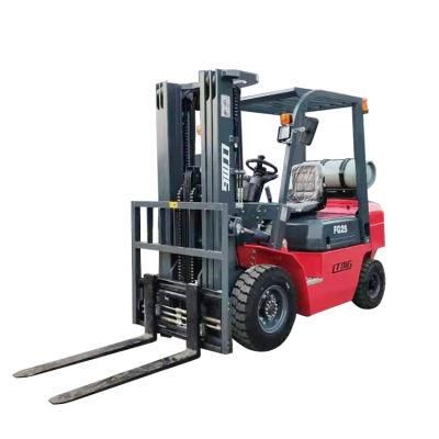 New Brand New Style 1.5 Ton LPG Forklift with 3 Stage Mast