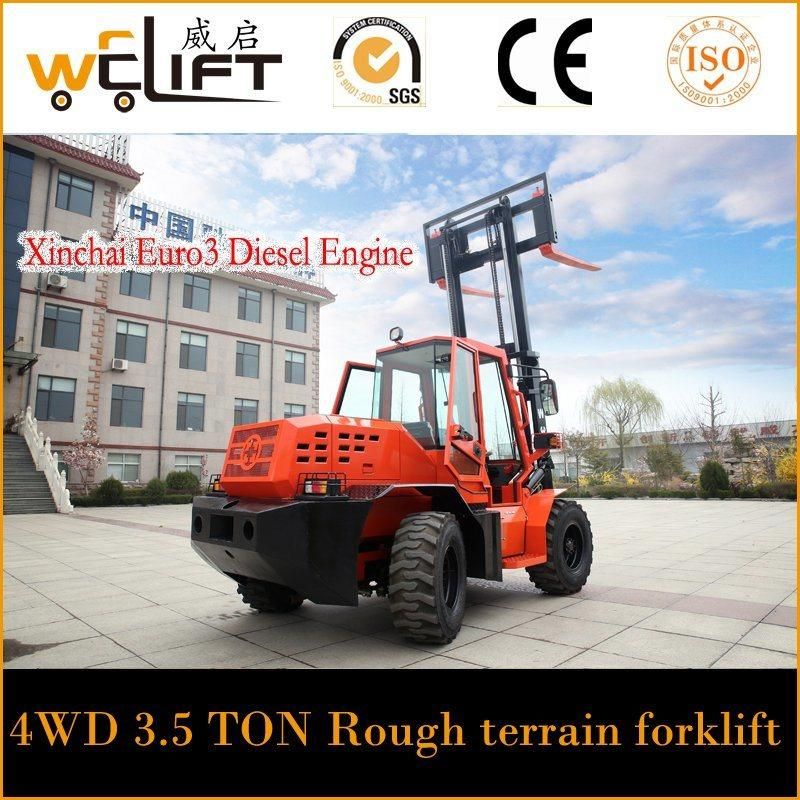 10 Ton off Road Forklift with CE (XCPCY 100)