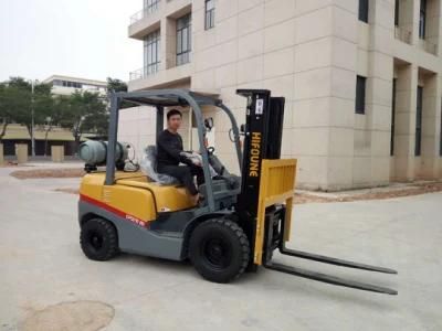 Material Handling Counterbalanced LPG Gas Gasoline 2 Ton Forklift