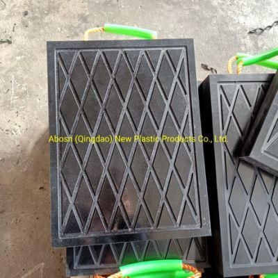 Durable Lasting UHMWPE Color Customized Composite Plastic Crane Outrigger Pads