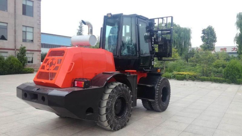 China Forklift 5 Ton Rough Terrain Forklift off Road Forklift