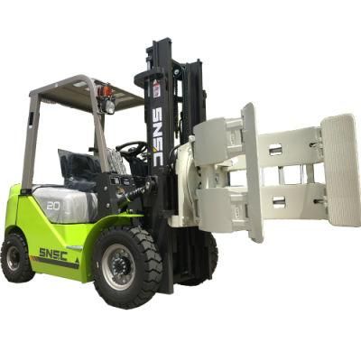 China 2ton Diesel Forklift Paper Roll Clamp Forklift with Japan Engine