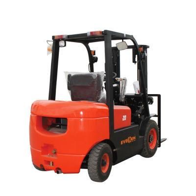 Everun Erdf20 2ton Fast Delivery 40kw Farm Factory Use Forklift in Stock