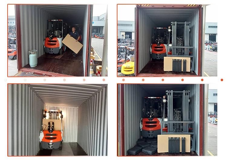 Hot Sale New 1.5-10 Ton Tder LPG Gasoline Price Forklift Gas Fg15, Fg25, Fg30, Fg35, Fg40, Fg50, Fg60, Fg70, Fg80