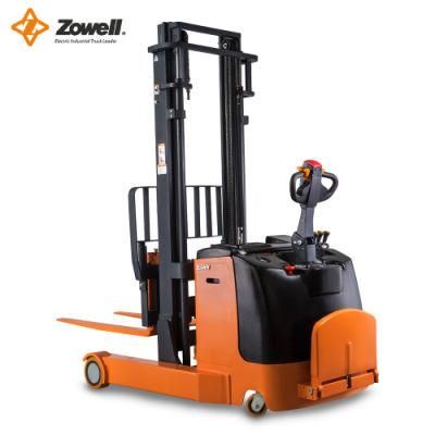 Zowell 2 Ton Electric Reach Stacker with Bale Clamp Customized Available